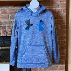 Under Amour Cold Gear Hooded Blue Sweatshirt